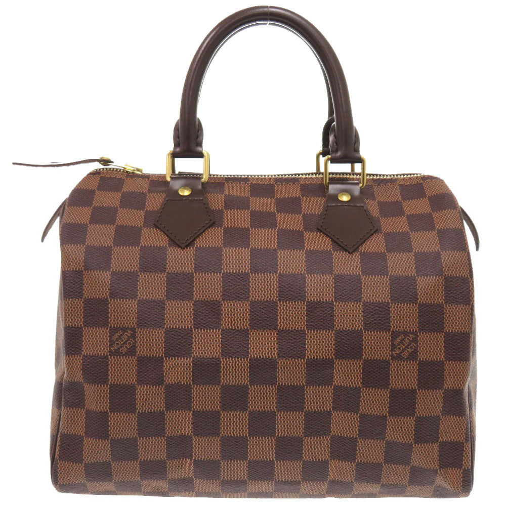 Louis Vuitton N41365 Damier Speedy 25 Canvas Brown Handbag