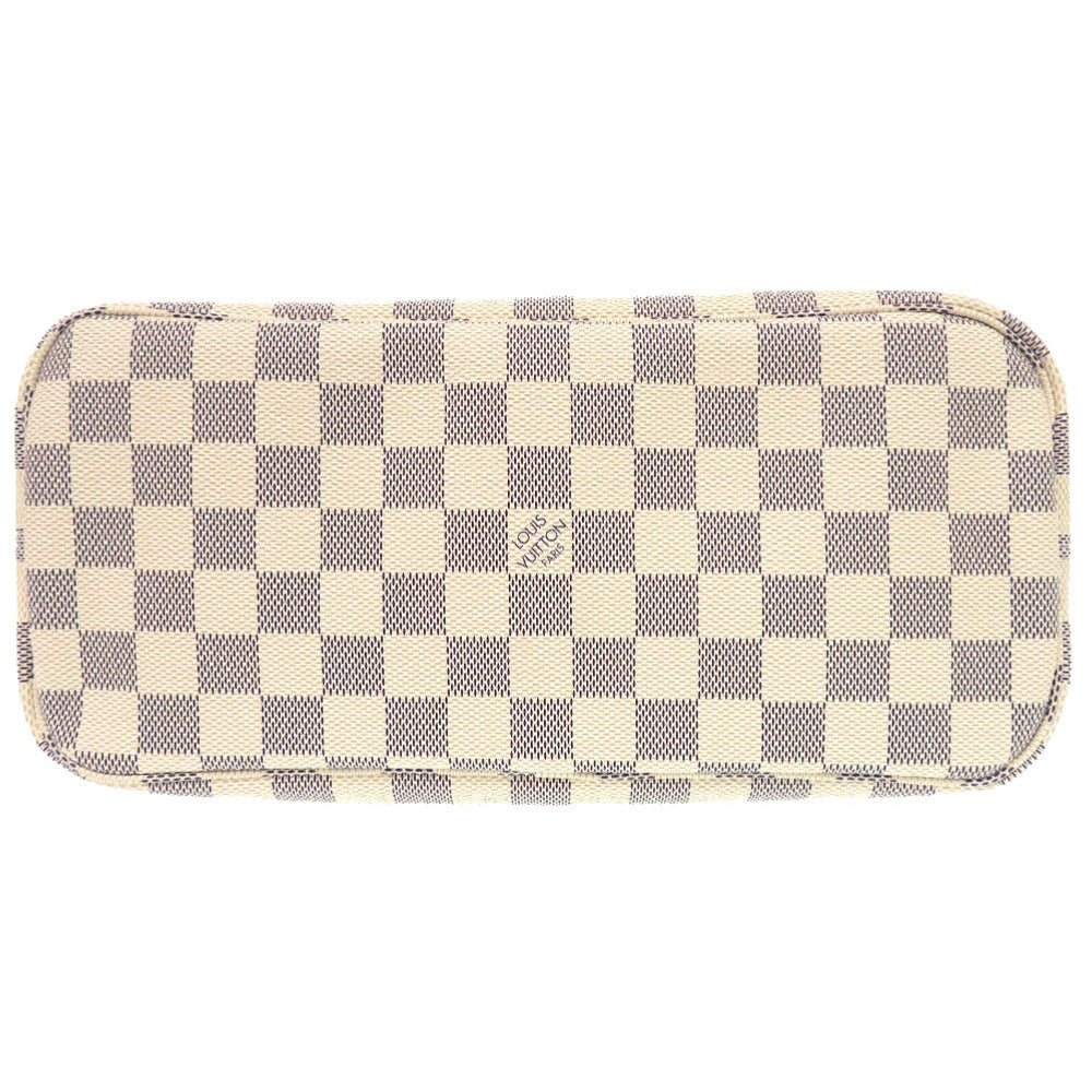 Louis Vuitton N51110 Damier Azur Damier Azur Canvas White Tote Bag