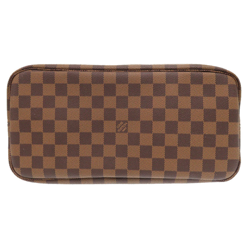 Louis Vuitton N51105 Damier Neverfull MM Canvas Brown Tote Bag