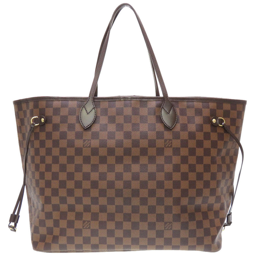 Louis Vuitton N51106 Damier Neverfull GM Canvas Brown Tote Bag