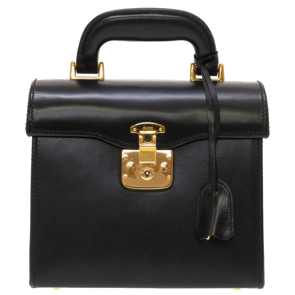 Gucci 000 01 Ready lock Leather Black Handbag