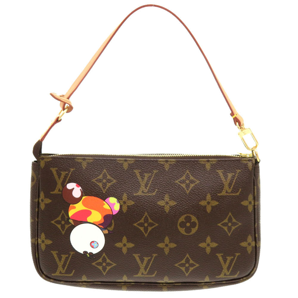 Louis Vuitton Pouch M51981 Accessory pouch panda Monogram Canvas Brown Clutch Bag