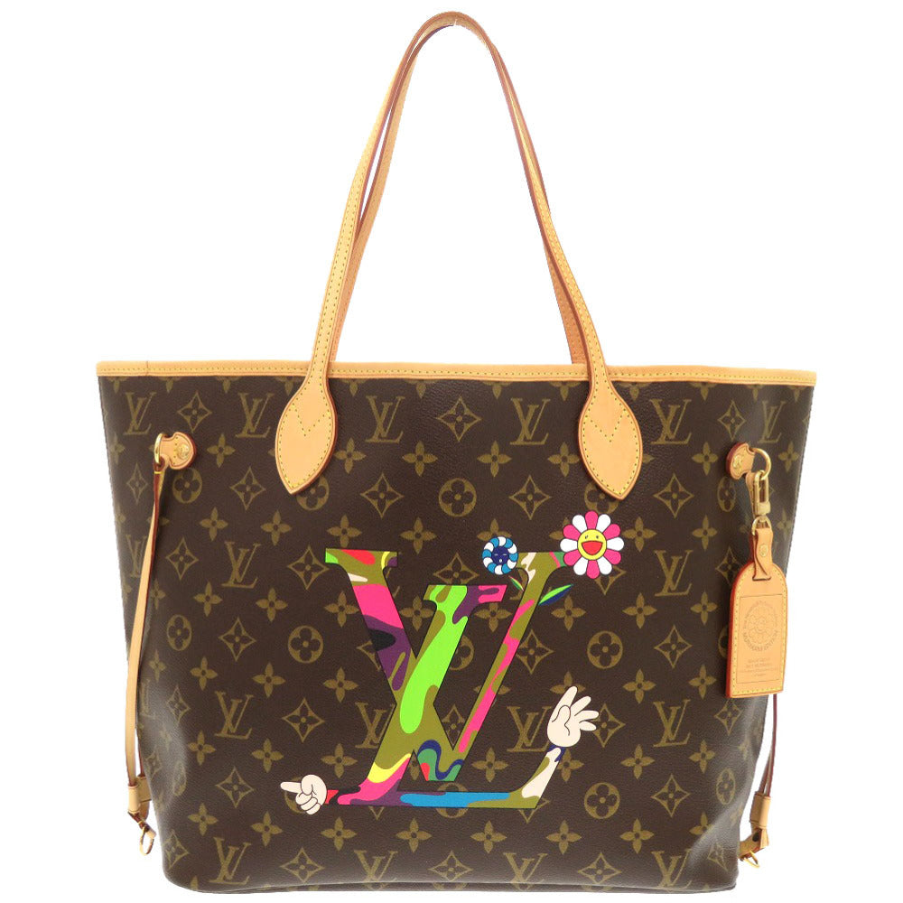 Louis Vuitton M95560 hand Neverfull MM Monogram Canvas Brown Tote Bag