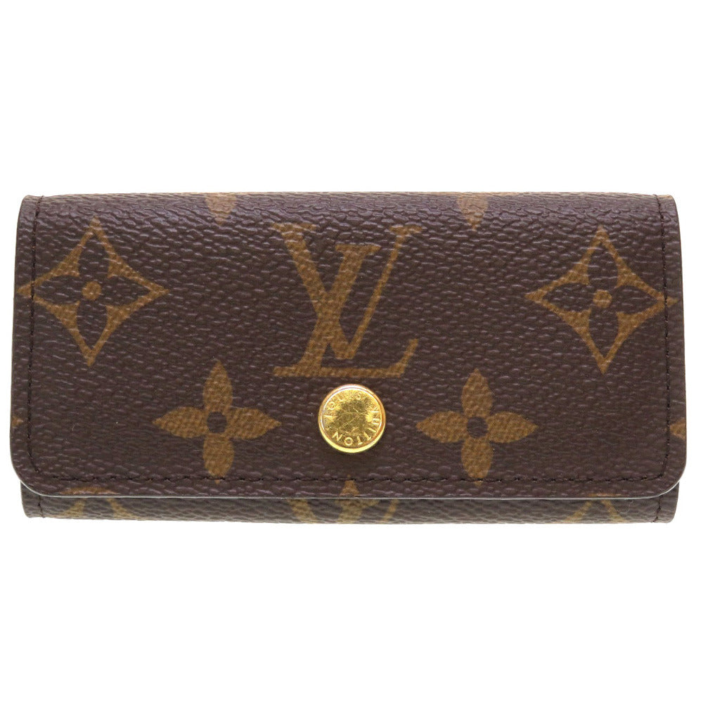 Louis Vuitton Key holder M69517 4 Monogram Canvas Brown Key Chain 6B0104Ip5