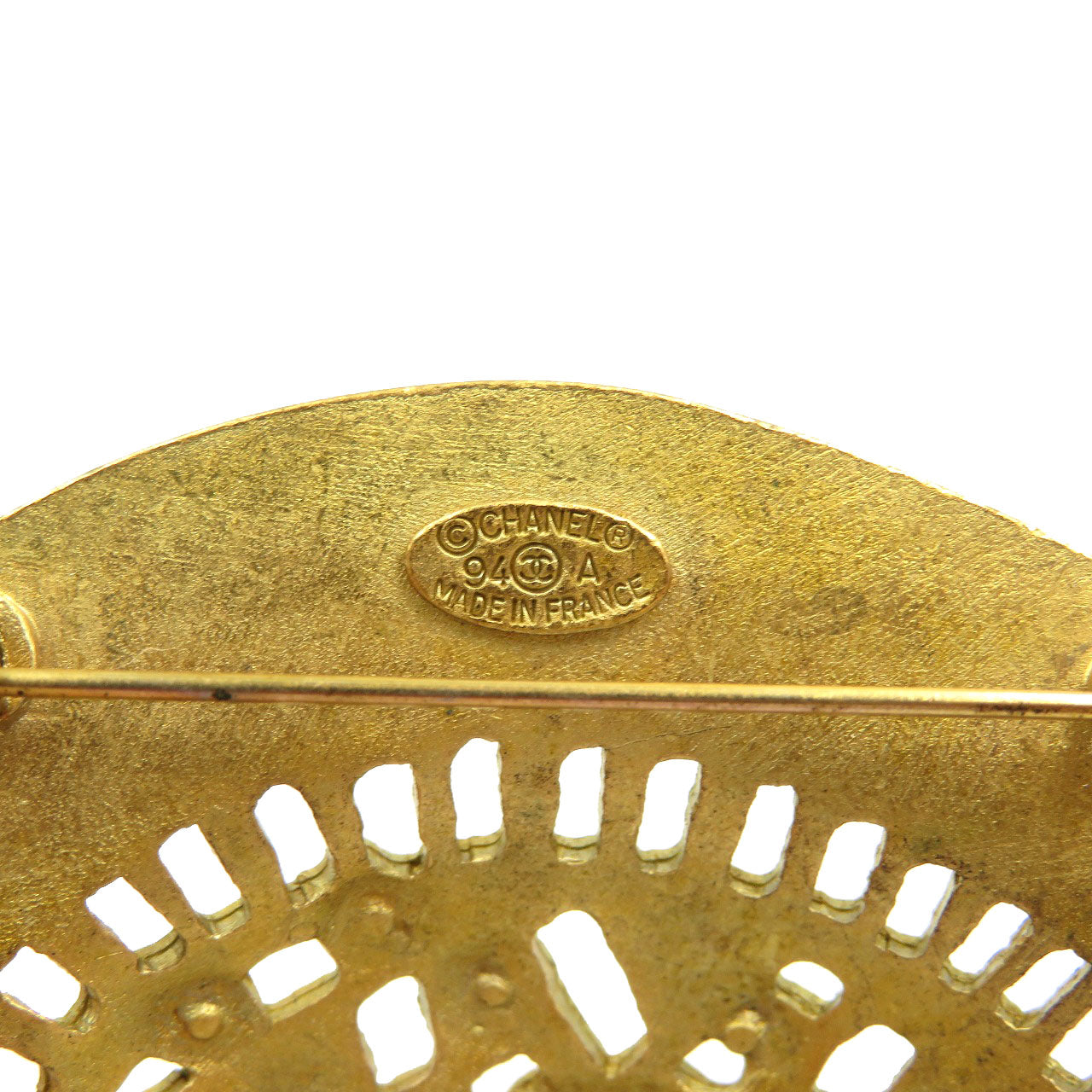 Chanel Brooch Gold Handbag 6B0210Zap5