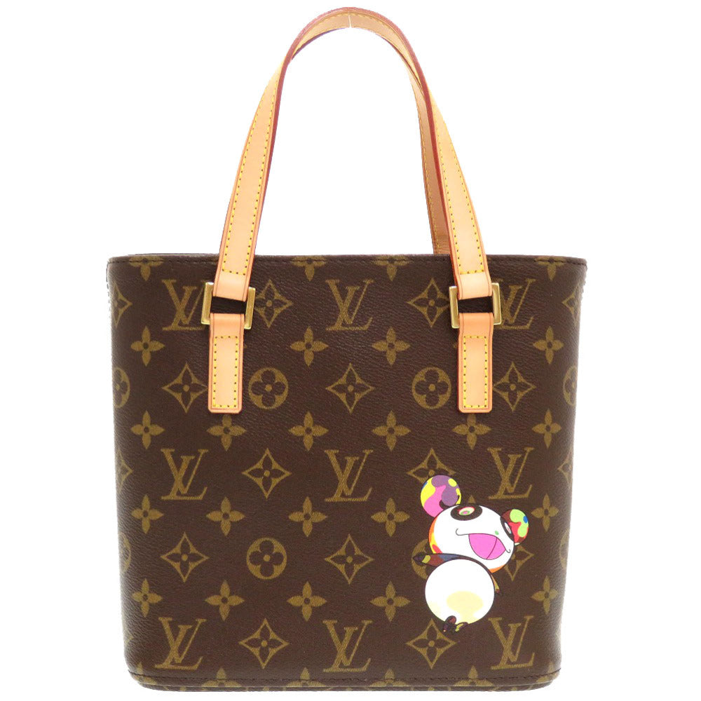 Louis Vuitton M51173 panda Vavan PM Takashi Monogram Canvas Brown Handbag 6C0110Zas6