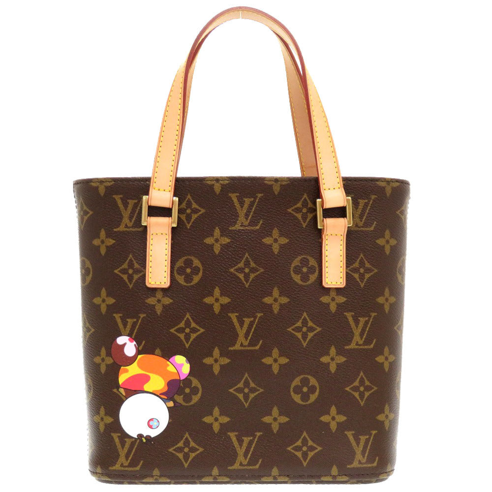 Louis Vuitton M51173 panda Vavan PM Takashi Monogram Canvas Brown Handbag 6C0110Zas6