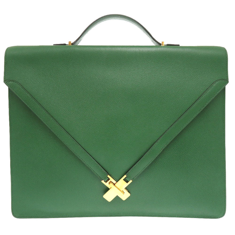 Briefcase Courchevel Vert Kelly Cross Handbag Travel Bag