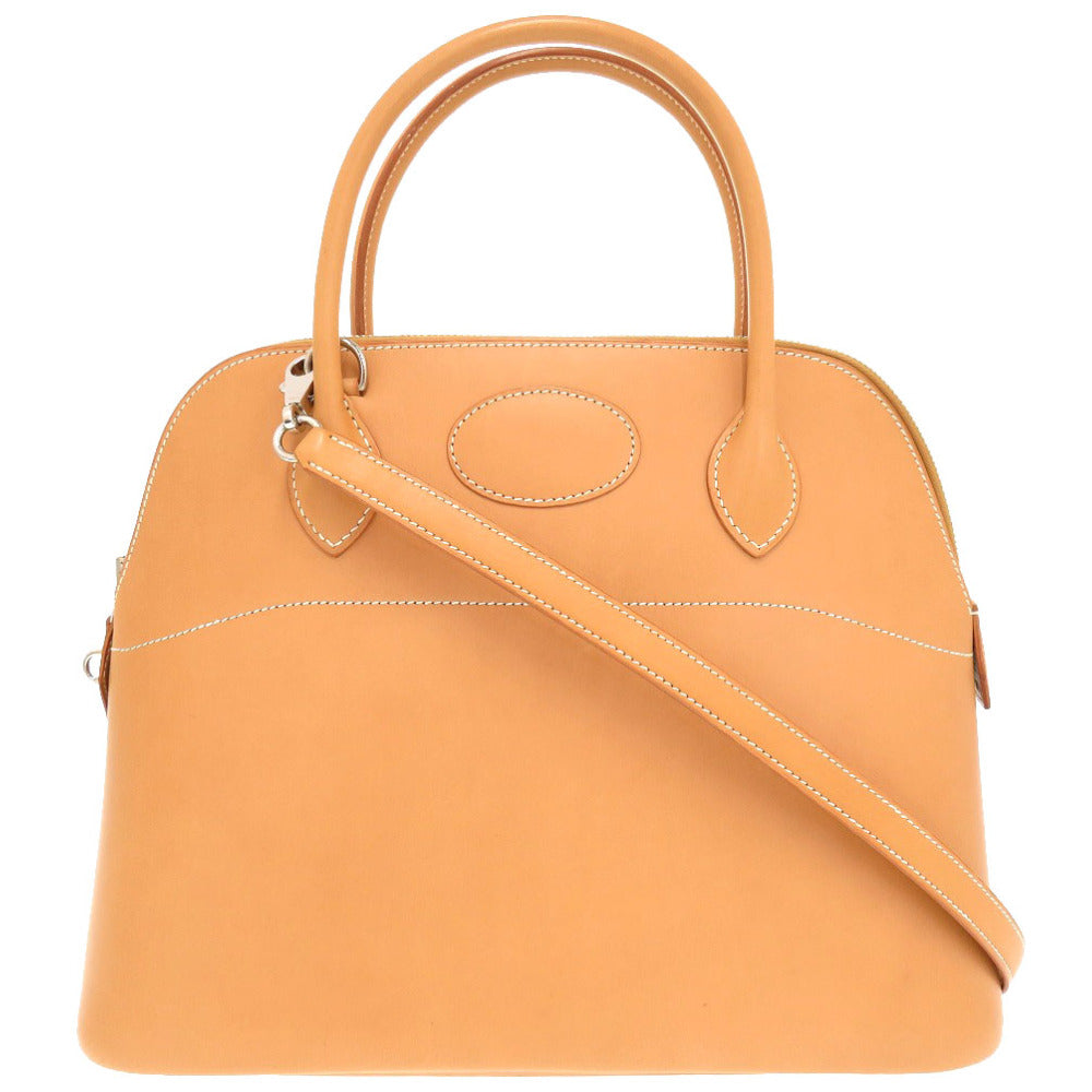 Hermes Handbag Vaux Chamonix Natural Sable Bored Women Travel Bag