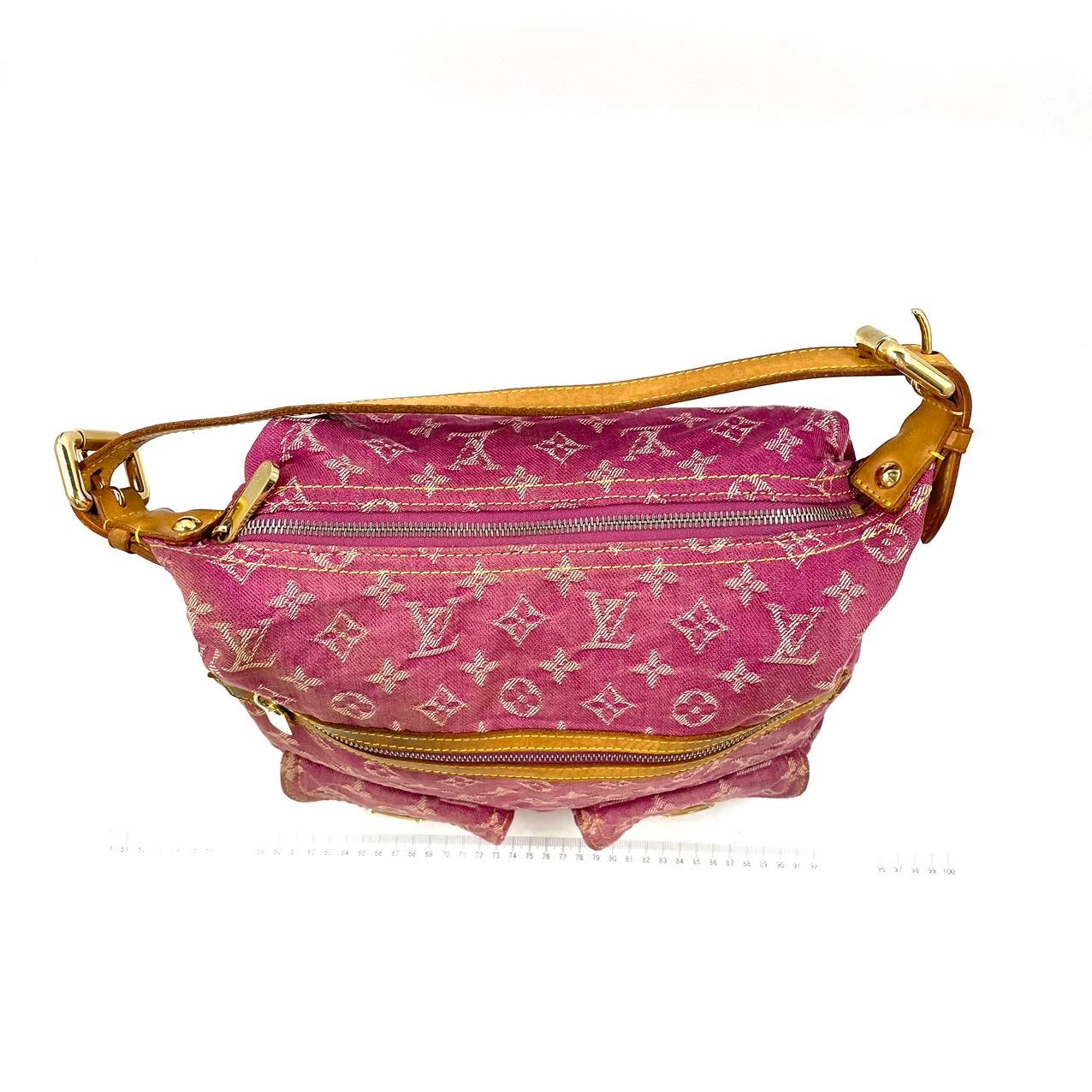 Louis Vuitton Denim Baggy GM Monogram Pink Shoulder Bag