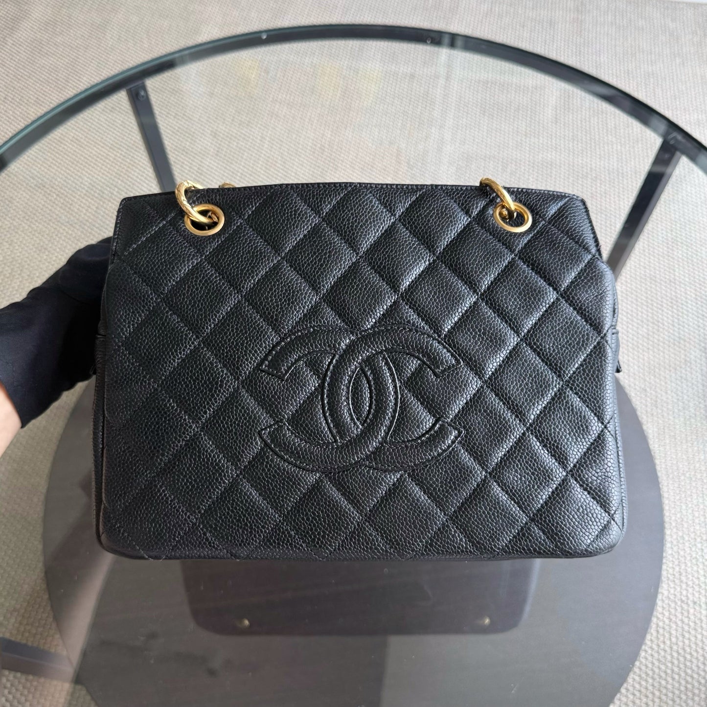 Chanel Petite Timeless Tote - Caviar Grained Calfskin Quilted Tote Bag 13 14