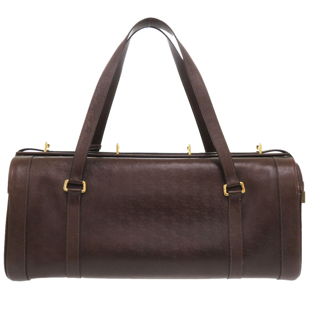 Hermes Boston Duffel Bag Mens Leather Brown Travel Bag
