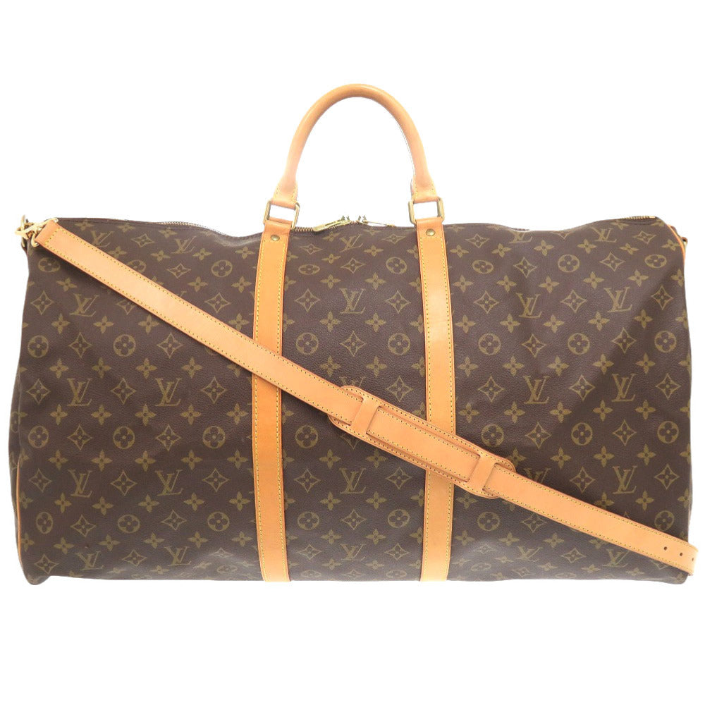 Louis Vuitton Boston Duffel M41412 Keepall bandouliere60 Monogram Canvas Brown Travel Bag 6E0825Ihg6A7