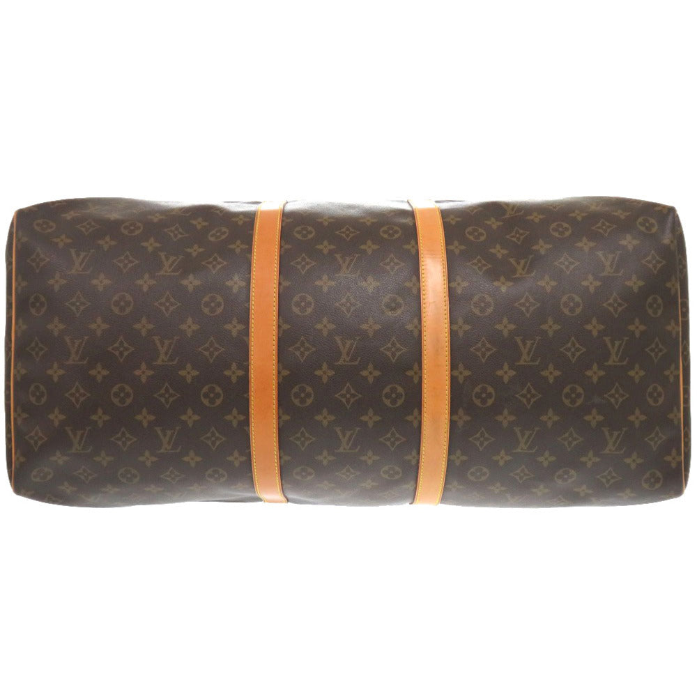 Louis Vuitton Boston Duffel M41422 Keepall 60 Monogram Canvas Brown Travel Bag 5