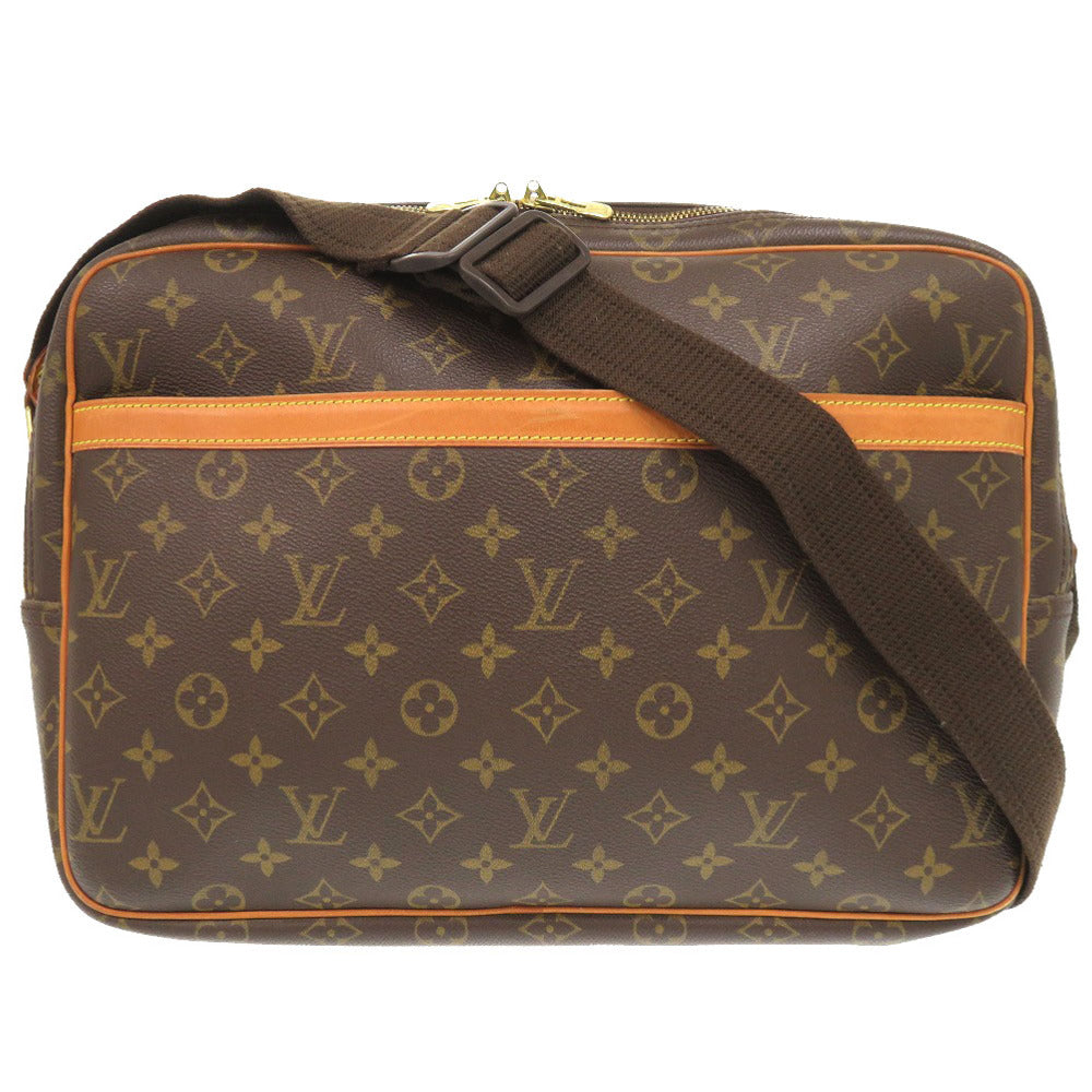 Louis Vuitton M45252 Reporter GM Monogram Canvas Brown Shoulder Bag