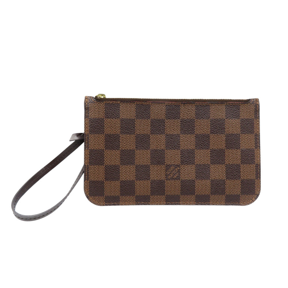 Louis Vuitton Pouch Damier Neverfull Pouch Canvas Brown Tote Bag 6E1508Zpa5