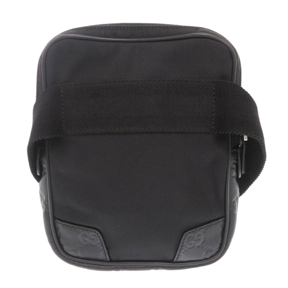 Gucci Waist , Guccisima Leather Nylon Black Handbag