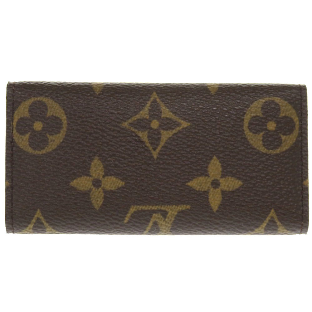 Louis Vuitton Key holder M69517 4 Monogram Canvas Brown Key Chain 6E2022Ig5