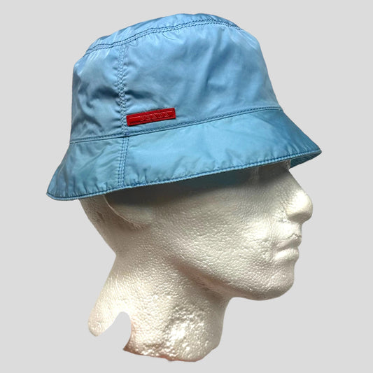 Prada Bag Sport Hat - M Nylon Blue Baby Bucket Bag