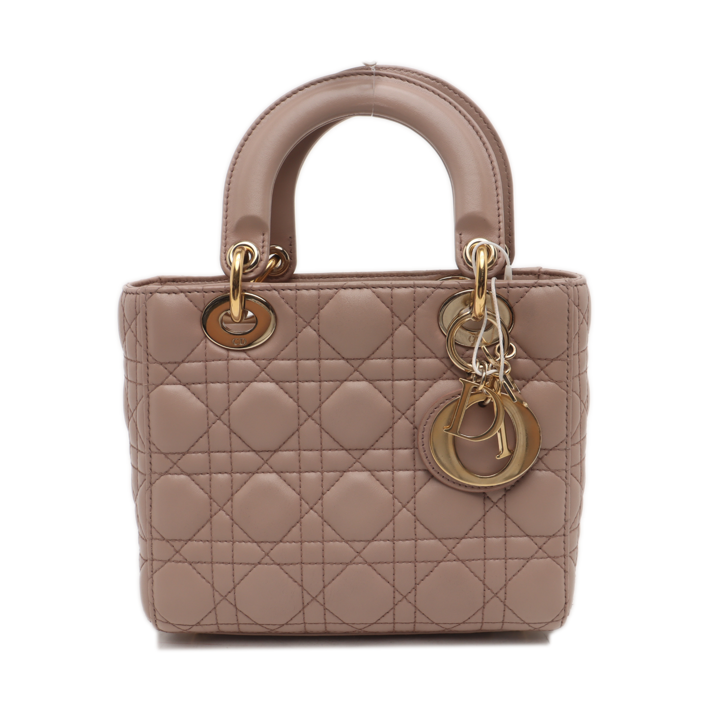 Dior Lady Abc Nude Cannage Lambskin Handbag No Pink Small Travel Bag