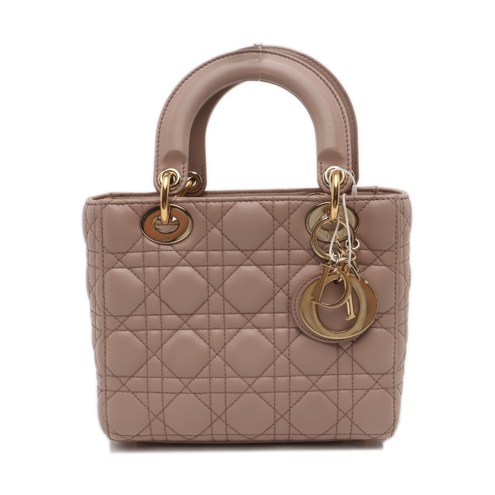 Dior Lady Abc Nude Cannage Lambskin Handbag No Pink Small Travel Bag