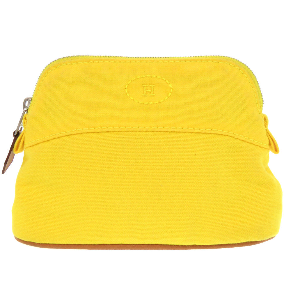 Pouch Cotton Yellow Boride Pouch Women Handbag Mini Travel Bag