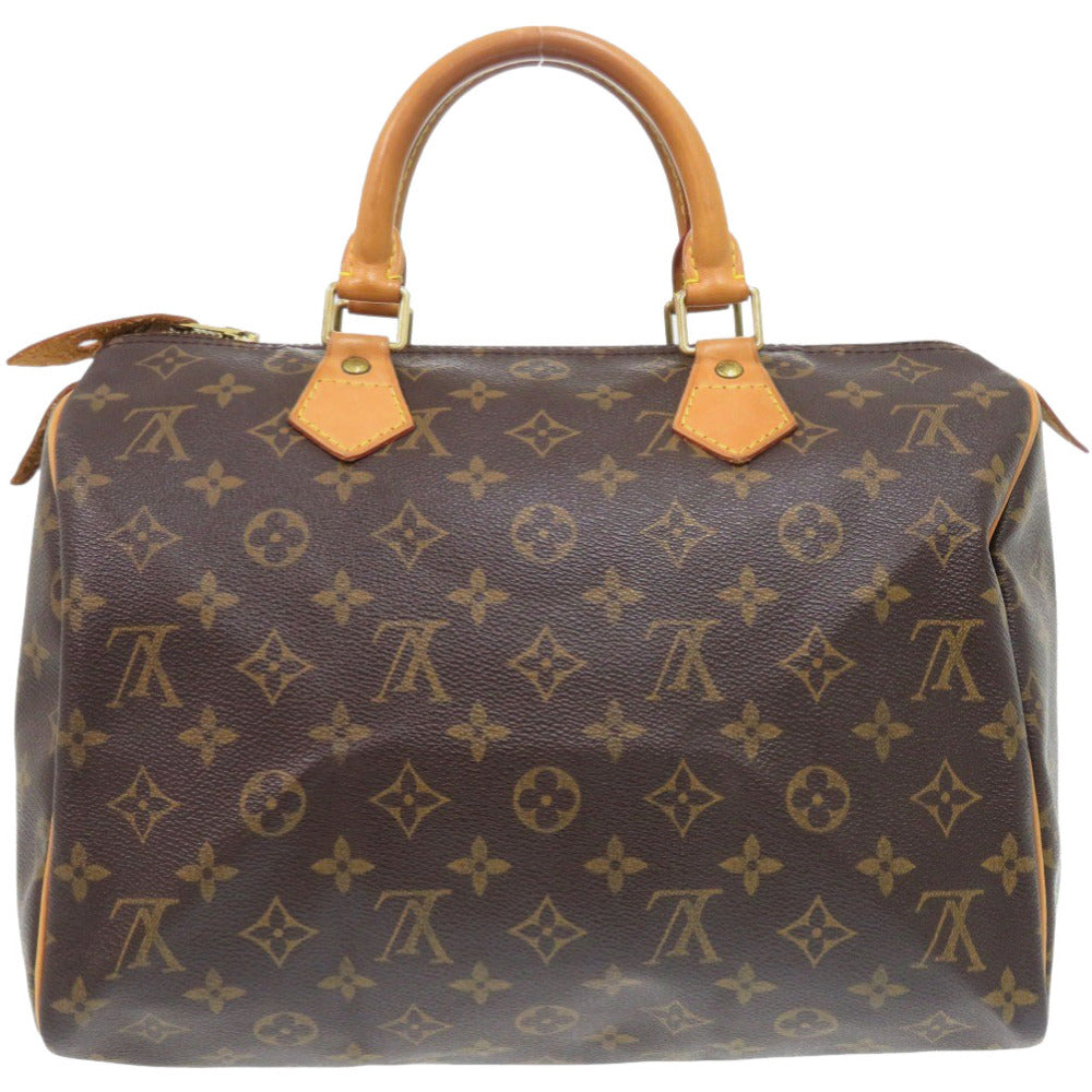 Louis Vuitton M41526 Speedy 30 Monogram Canvas Brown Handbag 6F1399Le5Nb