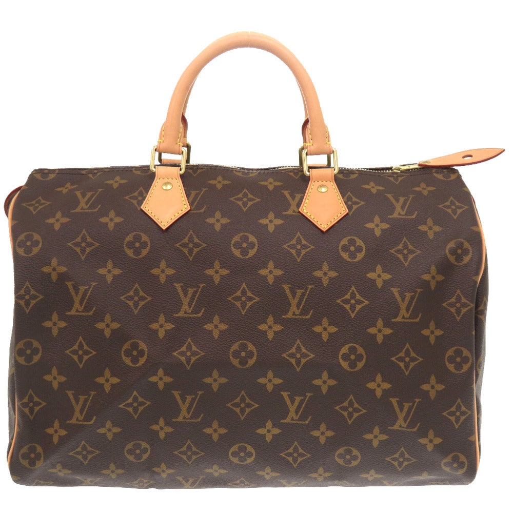 Louis Vuitton M41107 Speedy 35 Monogram Canvas Brown Handbag 6G0997Ig6A4