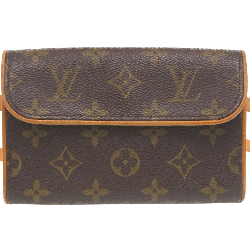 Louis Vuitton Waist M51855 Pochette Florentine Monogram Canvas Brown Clutch Bag 6G1147Eg5K11