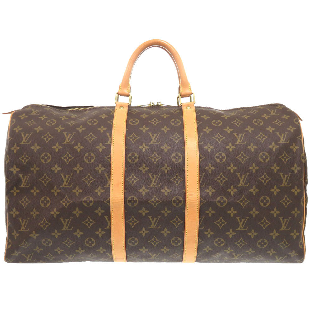 Louis Vuitton Boston Duffel M41424 Keepall 55 Monogram Canvas Brown Travel Bag 6G1844Bb5A2