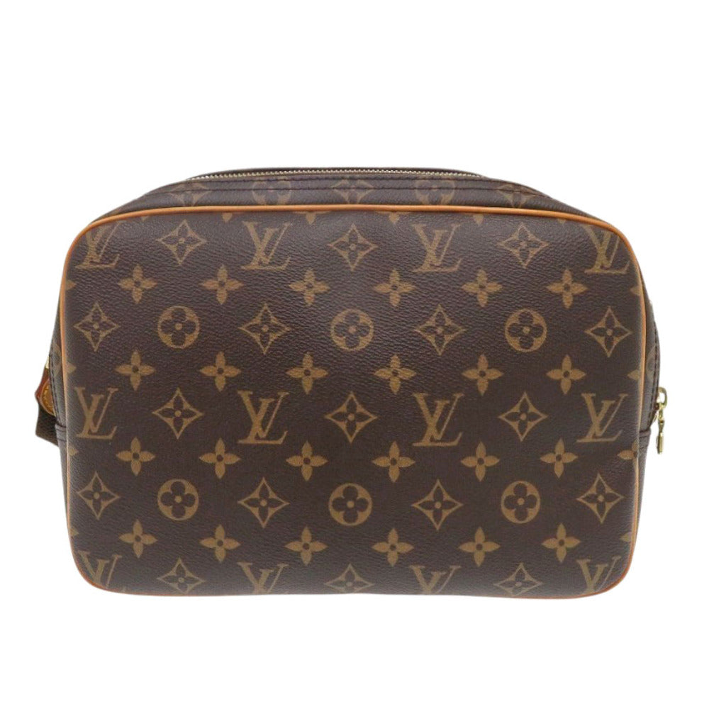 Louis Vuitton M45254 Reporter PM Monogram Canvas Brown Shoulder Bag 6G2037Ll5R12