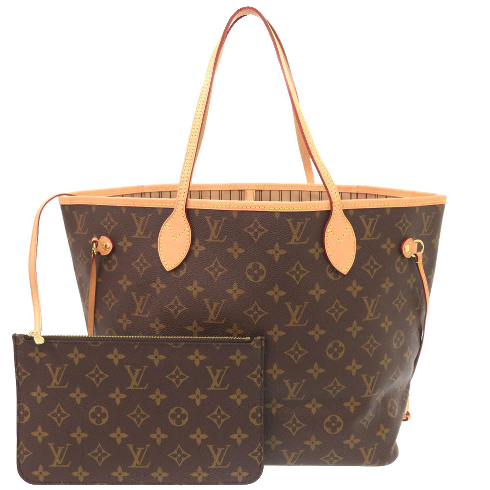 Louis Vuitton M40995 New Neverfull MM Monogram Canvas Brown Tote Bag 6G2117Zi6A1