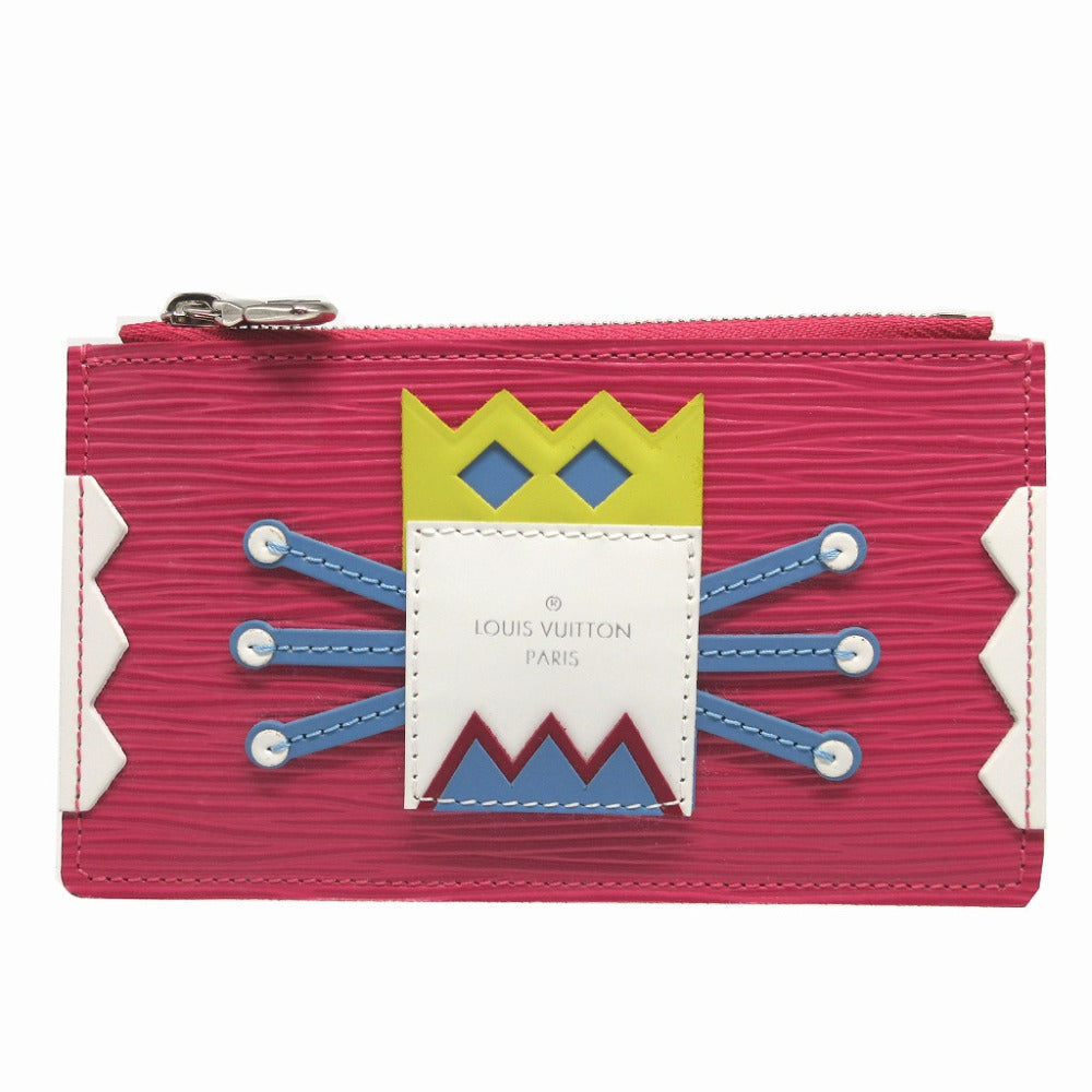 Louis Vuitton Coin M60788 Epi Pochette Leather Pink Clutch Bag
