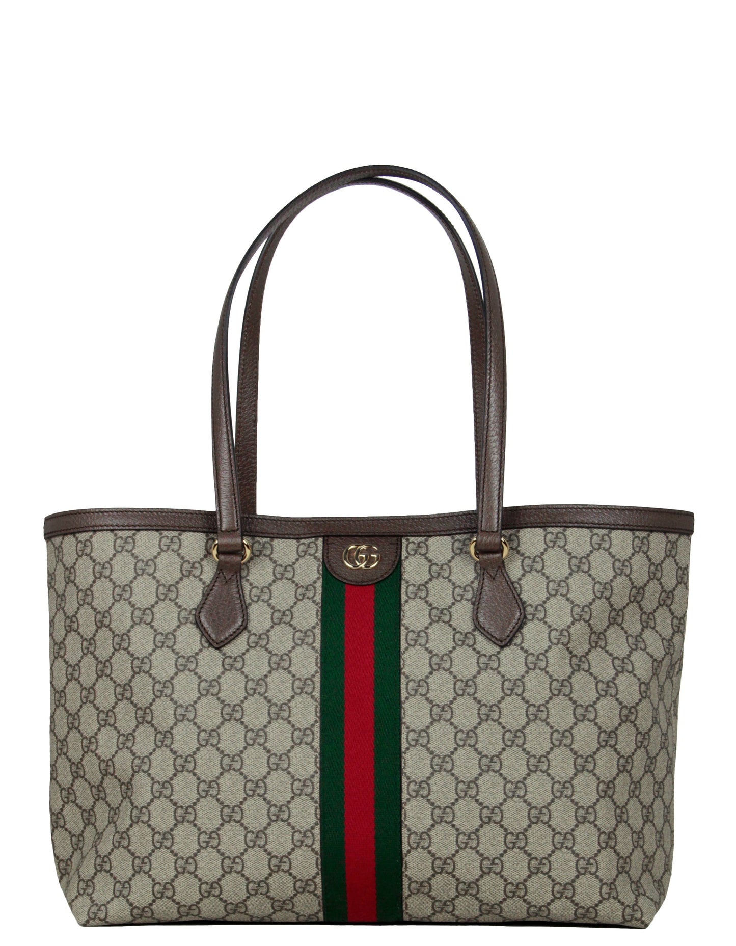 Gucci Monogram Canvas Supreme Ophidia GG Medium Tote Bag