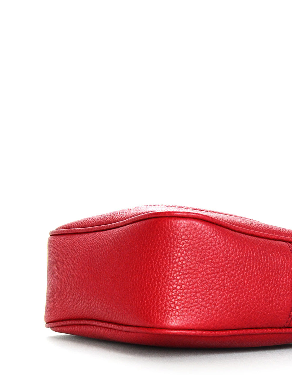 Gucci Red Pebbled Calfskin Leather Soho Disco Crossbody Bag