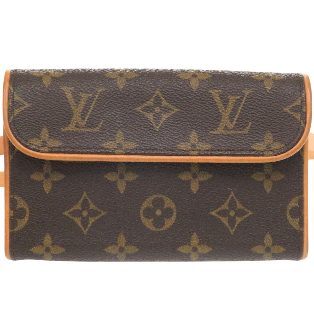 Louis Vuitton Waist M51855 Florentine XS Pochette Monogram Canvas Brown Clutch Bag
