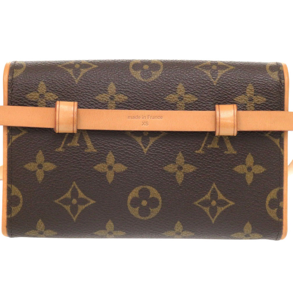 Louis Vuitton Waist M51855 Florentine XS Pochette Monogram Canvas Brown Clutch Bag