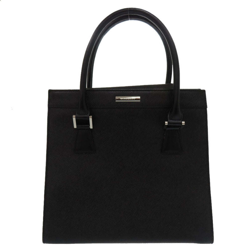 Burberry Nova Check Women Handbag Leather Black Travel Bag