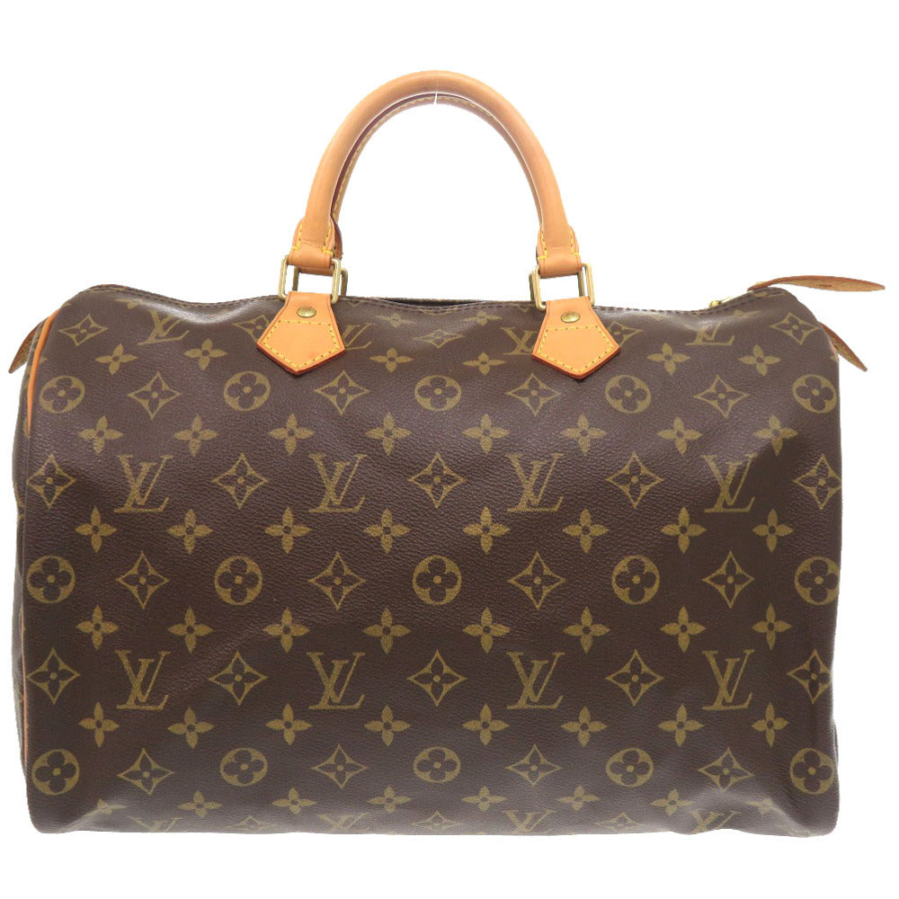Louis Vuitton M41107 Speedy 35 Monogram Canvas Brown Handbag