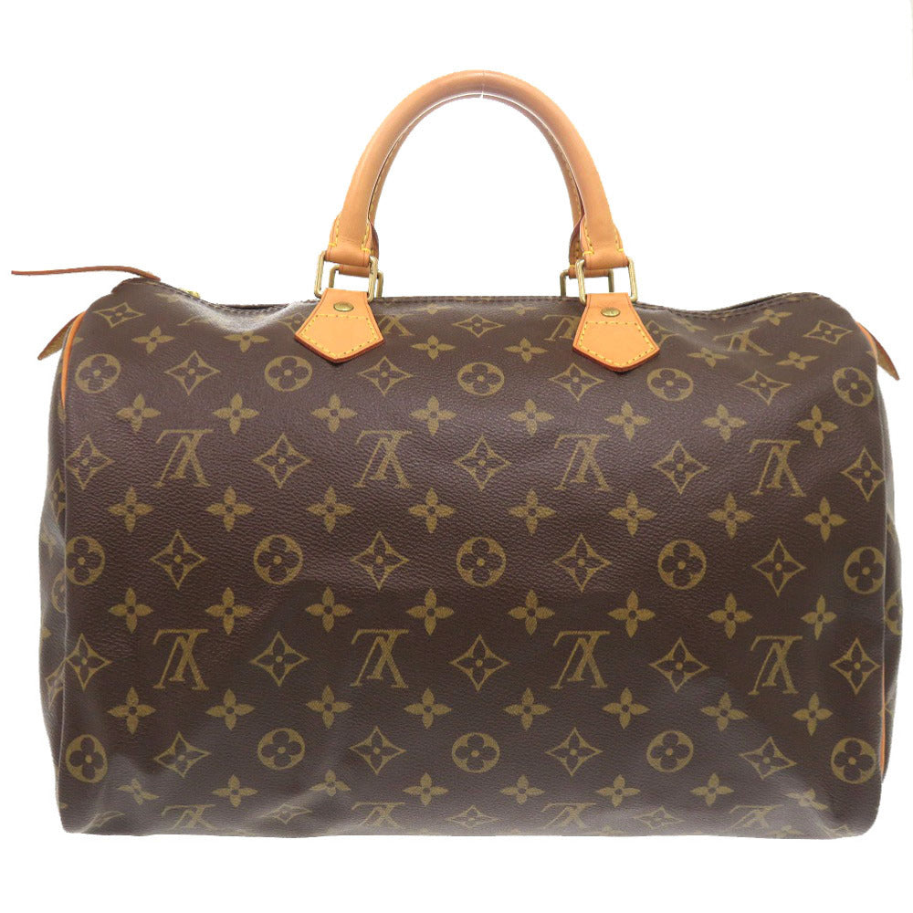 Louis Vuitton M41107 Speedy 35 Monogram Canvas Brown Handbag