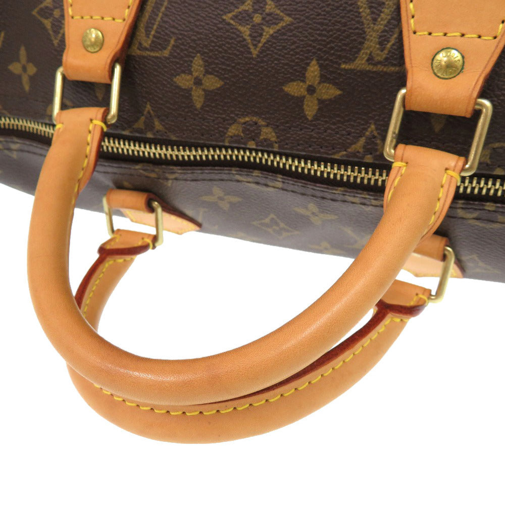 Louis Vuitton M41107 Speedy 35 Monogram Canvas Brown Handbag