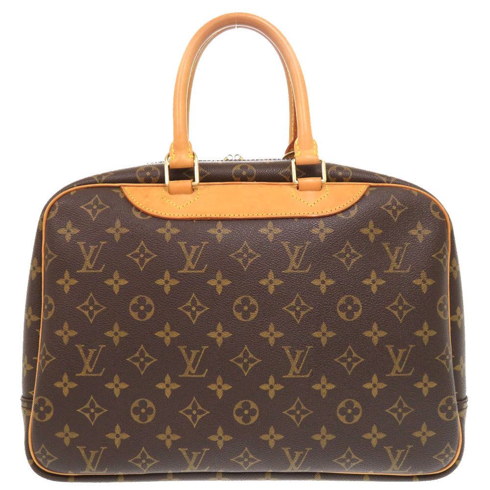 Louis Vuitton M47270 Deauville Monogram Canvas Brown Handbag 6H1518Sep5