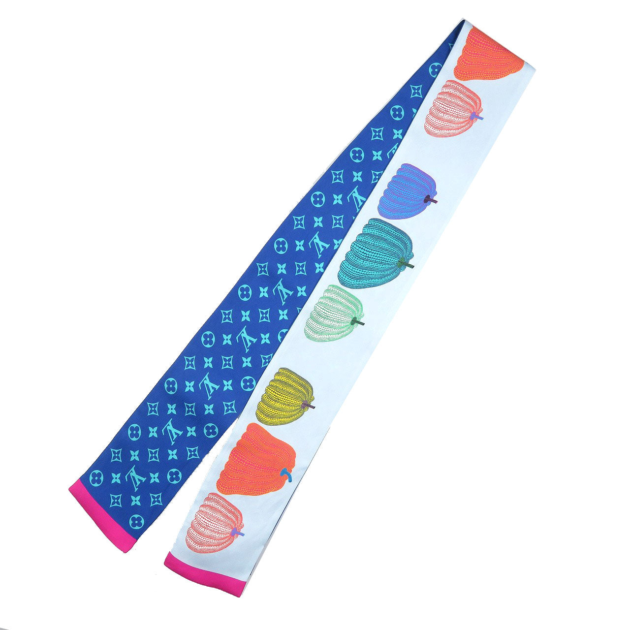 Louis Vuitton scarf M78391 silk LVxYK Bando Blue