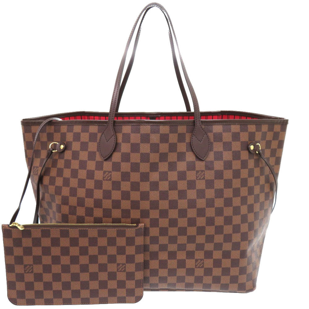 Louis Vuitton N41357 Damier New Neverfull Canvas Brown Tote Bag