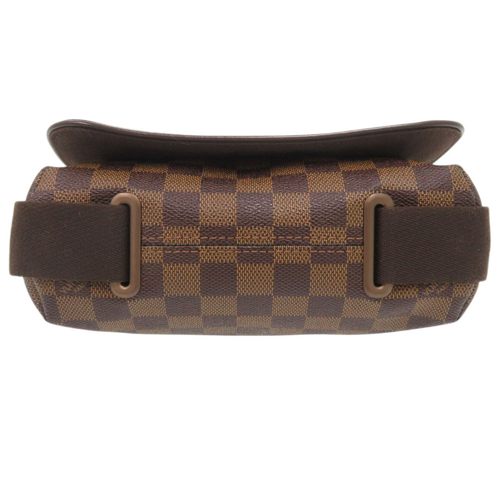 Louis Vuitton N51210 Damier Ebene Damier Brooklyn Canvas Shoulder Bag 6I1719Ba5M16
