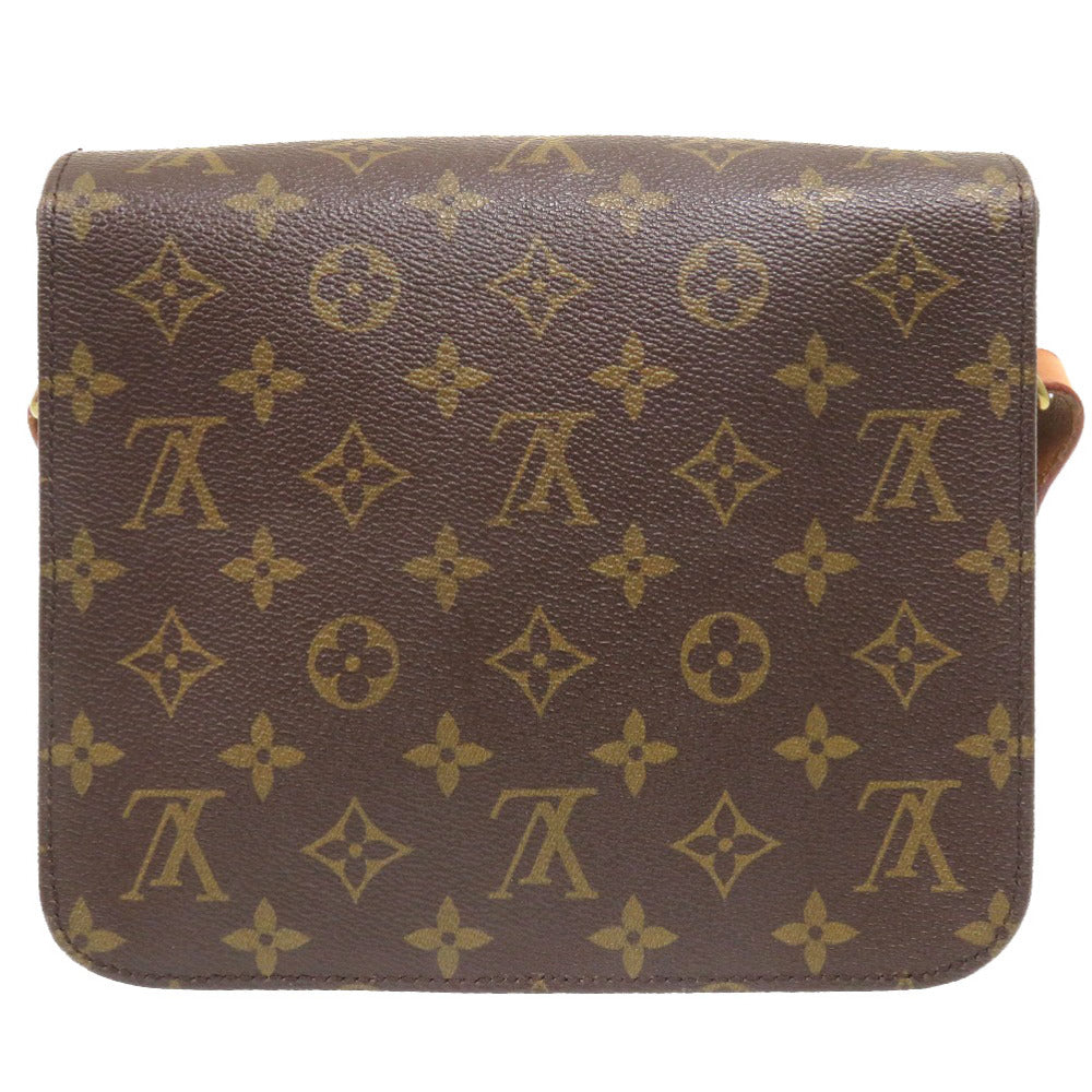Louis Vuitton M51253 Cartouchiere 22 Monogram Canvas Brown Shoulder Bag
