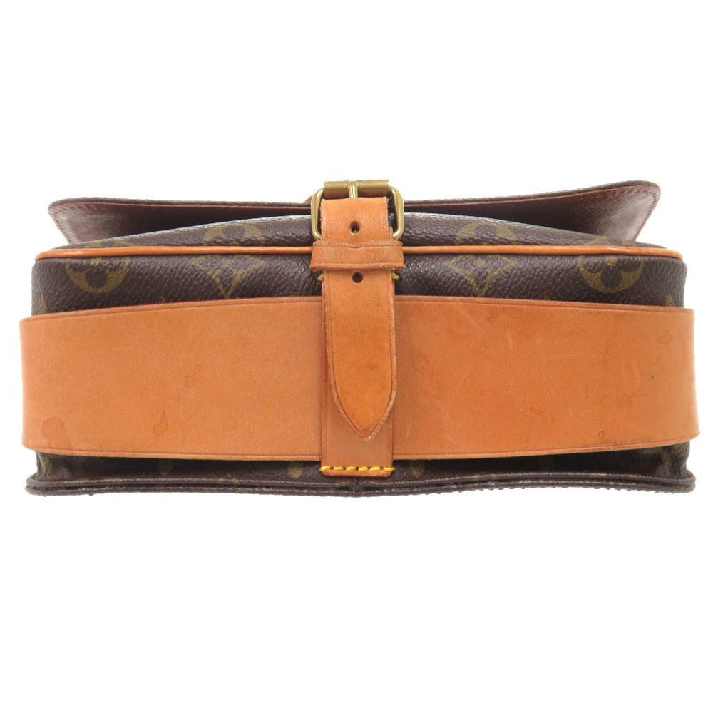 Louis Vuitton M51253 Cartouchiere 22 Monogram Canvas Brown Shoulder Bag