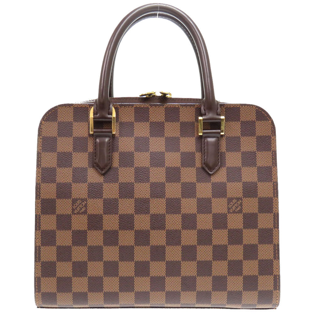 Louis Vuitton N51155 Damier Triana Canvas Brown Handbag 6J0304Sl5A6