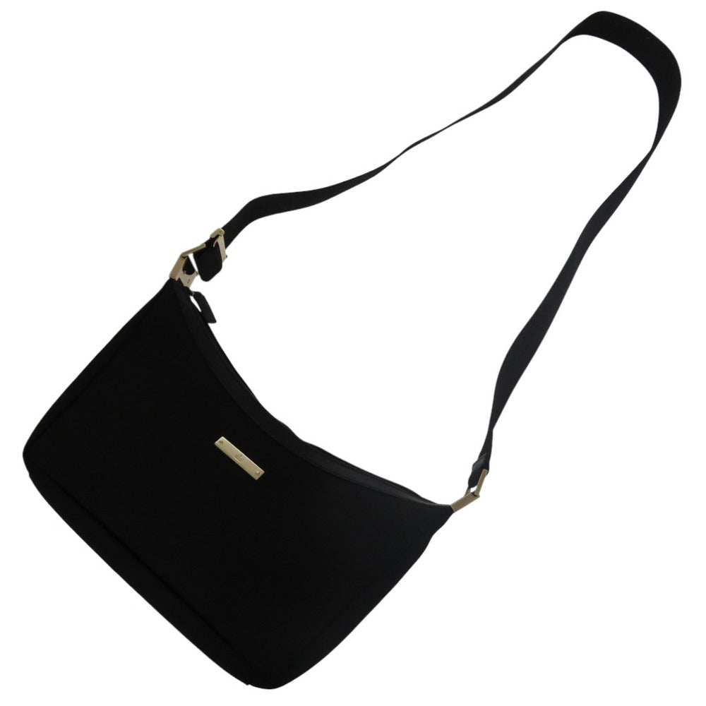 Gucci Canvas Black Logo Shoulder Bag