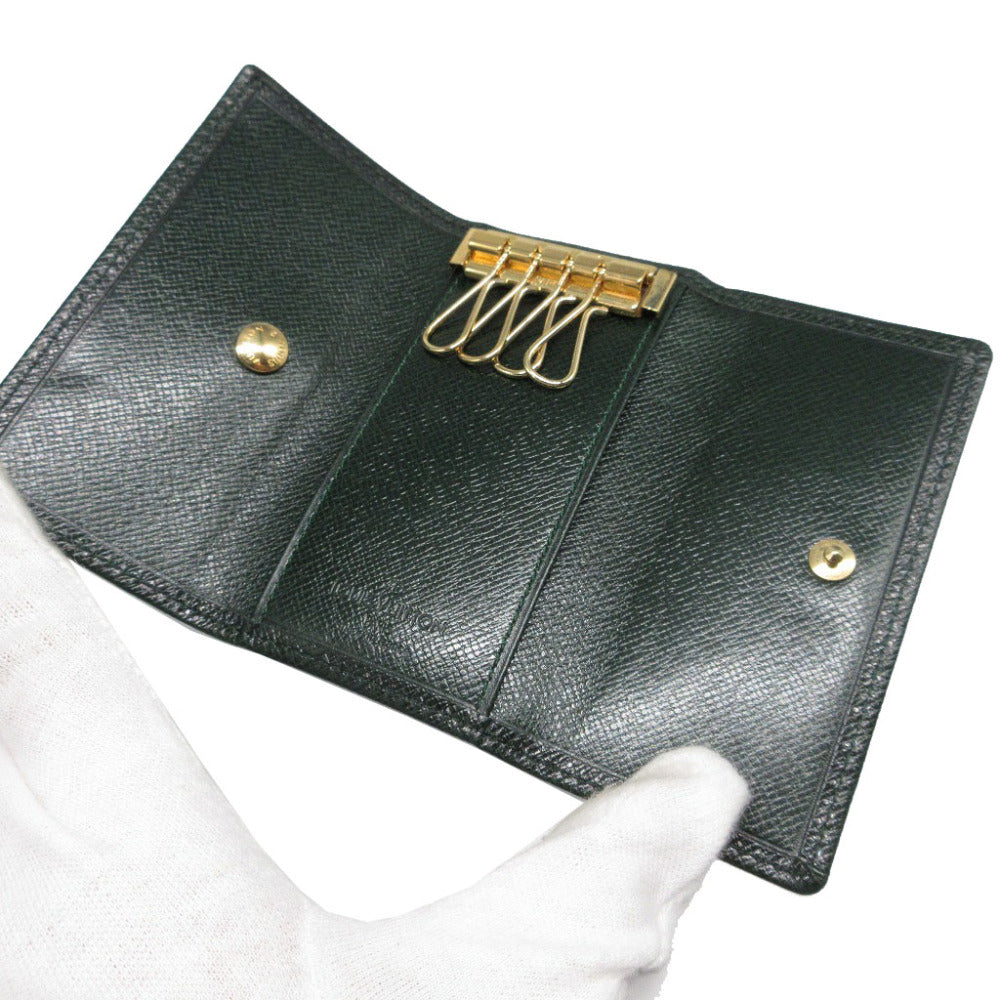 Louis Vuitton Key holder Taiga 4 Green Key Chain